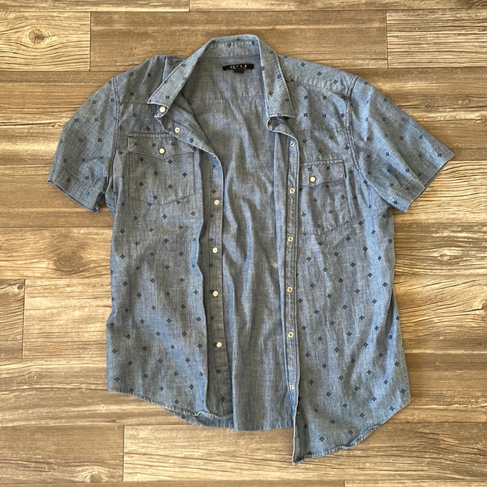 Blue Dress Shirt XL only worn Twice